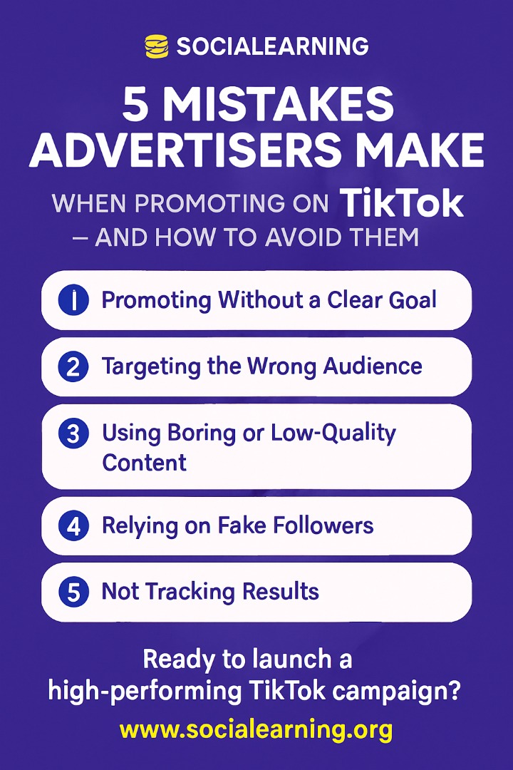 Mistakes Advertisers Make When Promoting on TikTok – And How to Avoid Them