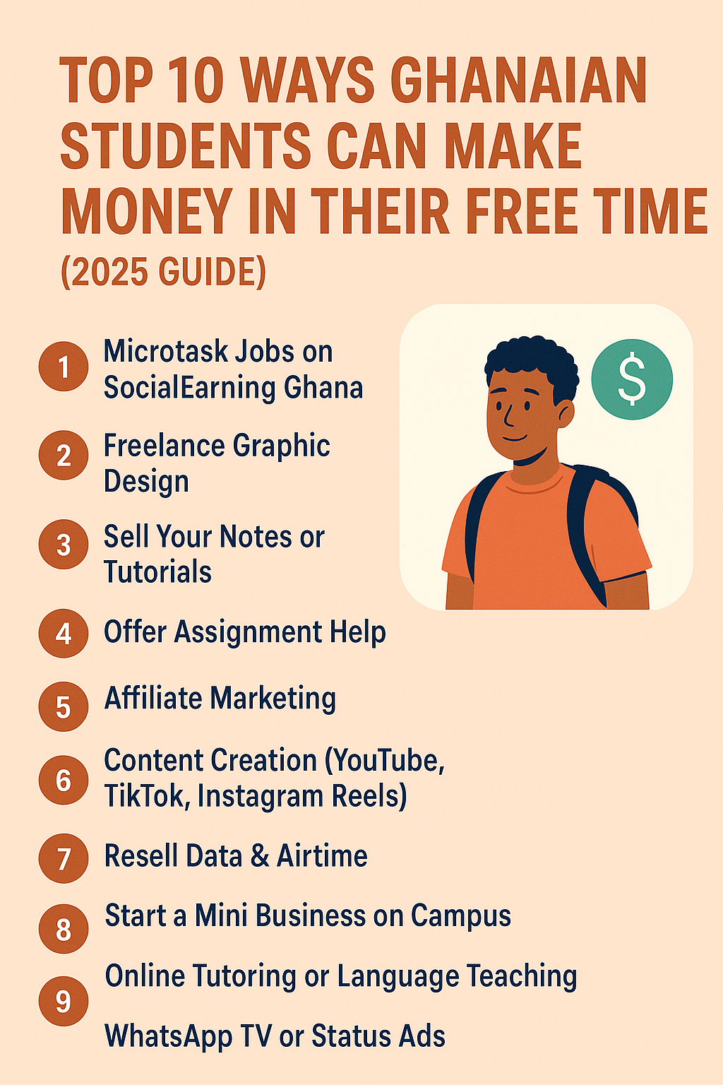 Top 10 Ways Ghanaian Students Can Make Money in Their Free Time (2025 Guide)